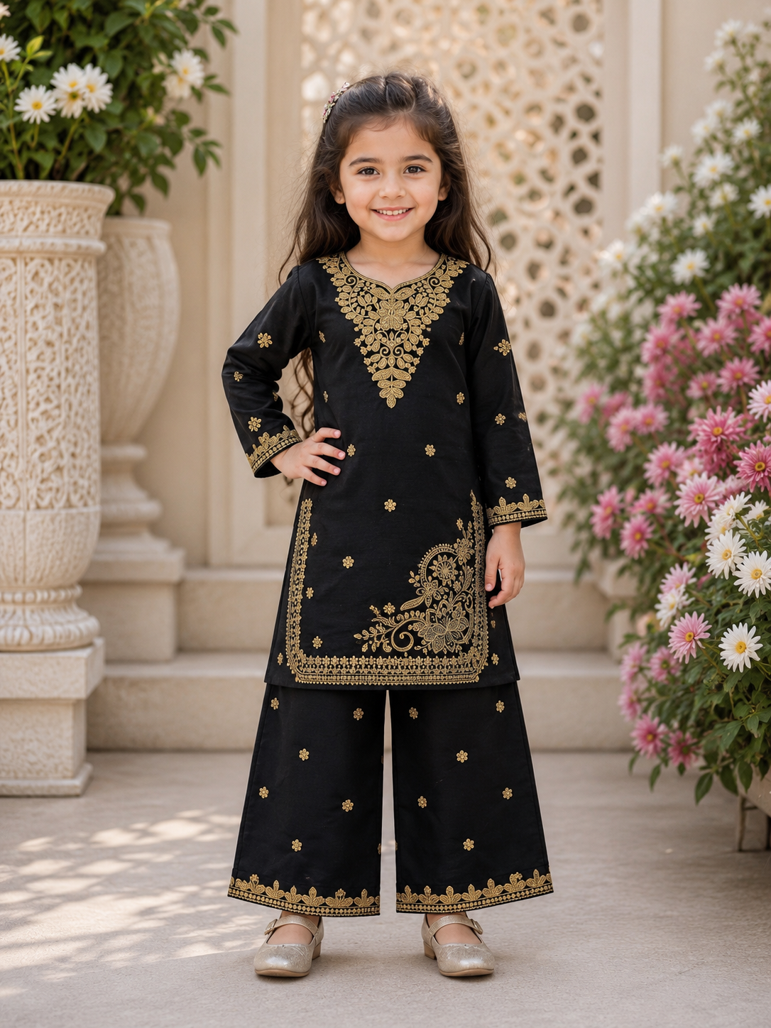 Dil Ruba - Embroided Chiffon Stitched 2 Pcs