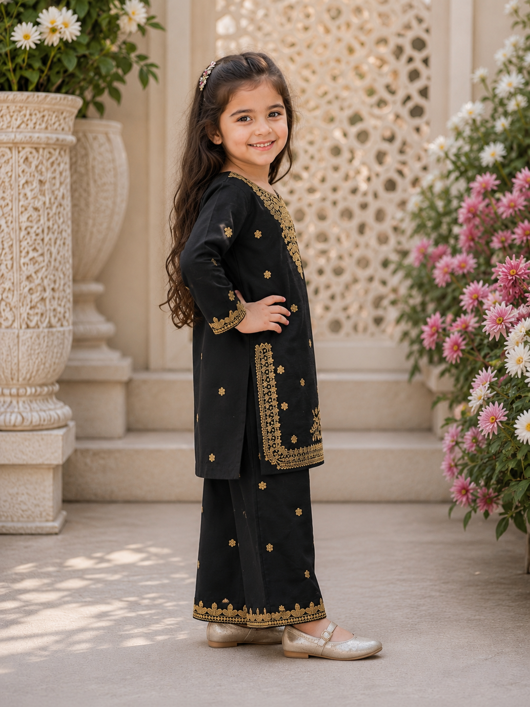 Dil Ruba - Embroided Chiffon Stitched 2 Pcs