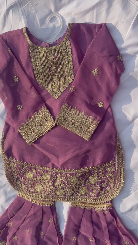 Raanayi - Embroided Gharara Set
