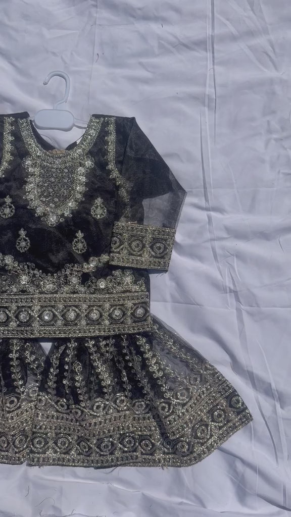 Laadli - Embroided Gharara set with Embellishments